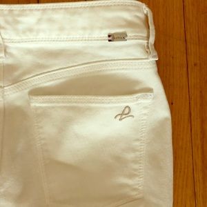 DL 1961 white skinny jeans